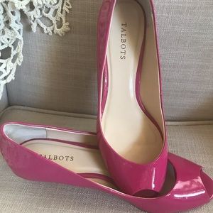 Pink pumps by Talbots